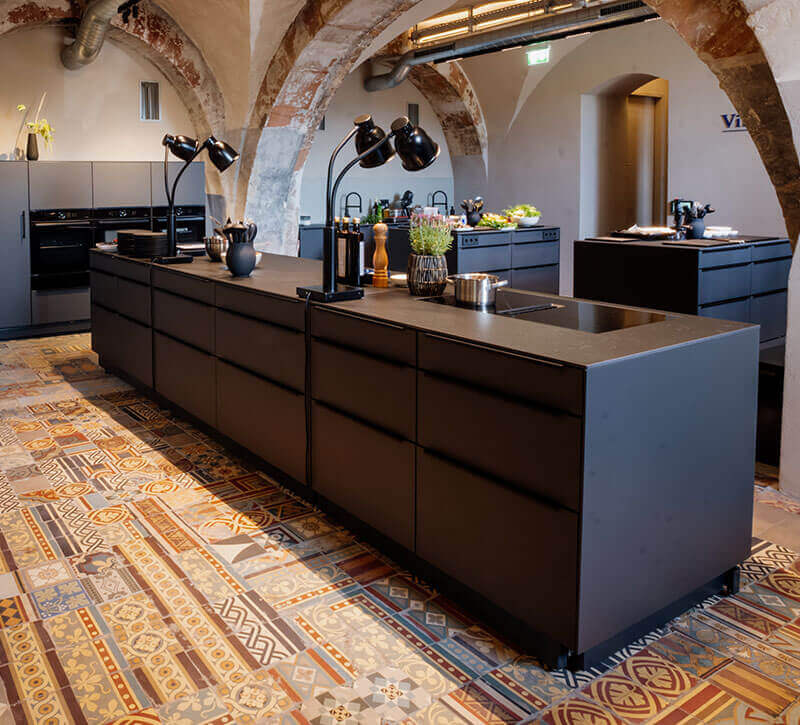 Villeroy & Boch Küchenmöbel beeindrucken mit unempfindlichen Oberflächen. 